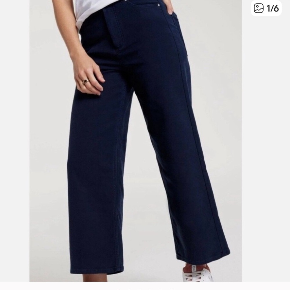 CALIA Women's High Rise Kickback Wide Leg Pants